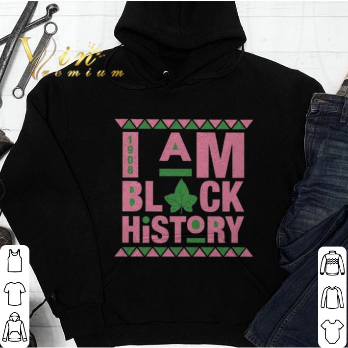 Nice 1908 AKA I Am Black History shirt