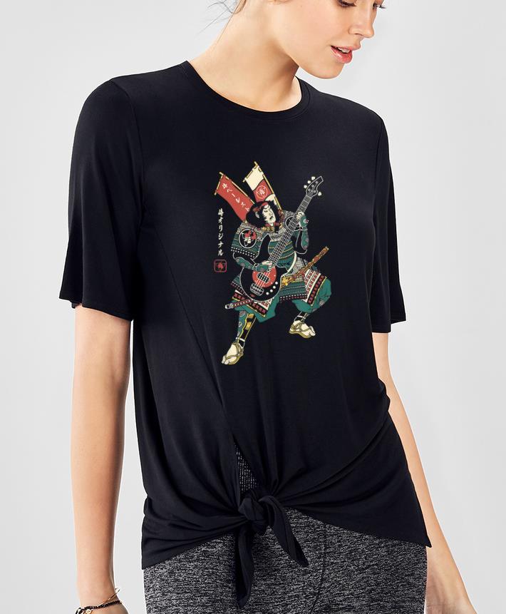 Nice Bassist Samurai Japanese shirt