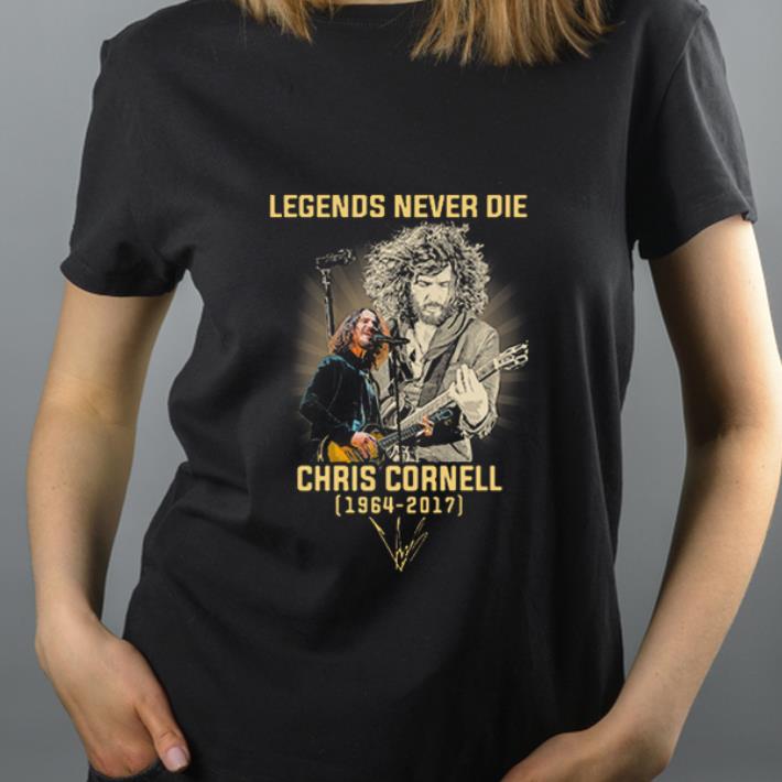Nice Chris Cornell 1964-2017 Legends Never Die signature shirt