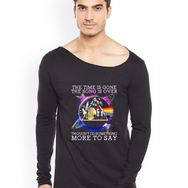 Nice Pink Floyd Time The song is over thought I’d something more to say shirt