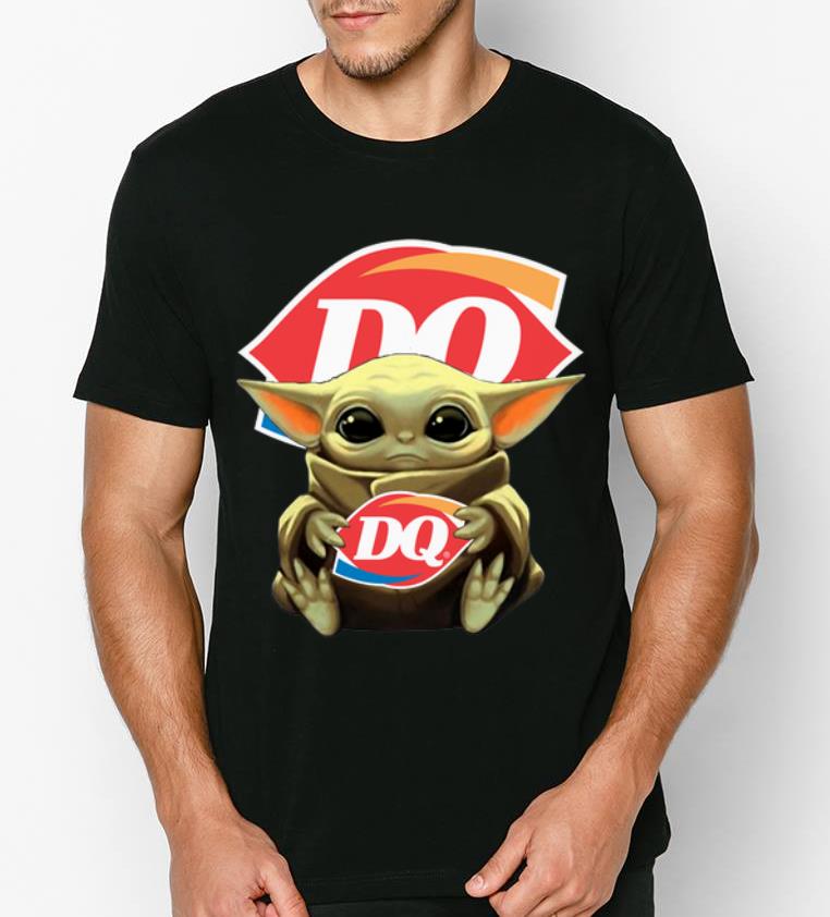 Nice Star Wars Baby Yoda Hug Dairy Queen shirt