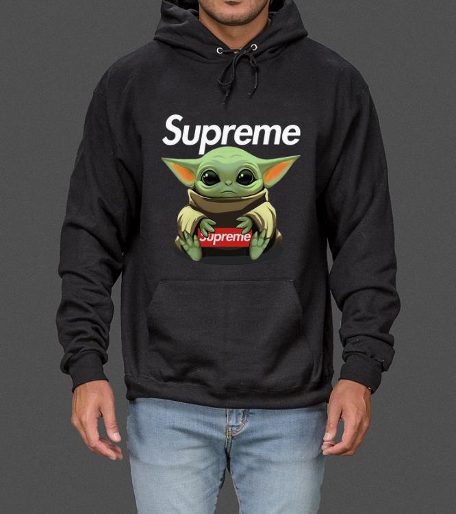 Official Baby Yoda hug Supreme shirt