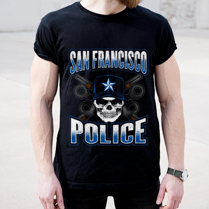 Official San Francisco Police Skull Guns shirt