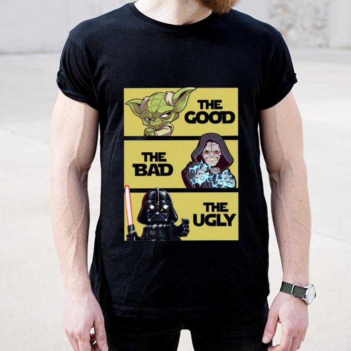 Official Yoda The Good Obi-Wan Kenobi The bad Darth Vader The Ugly shirt