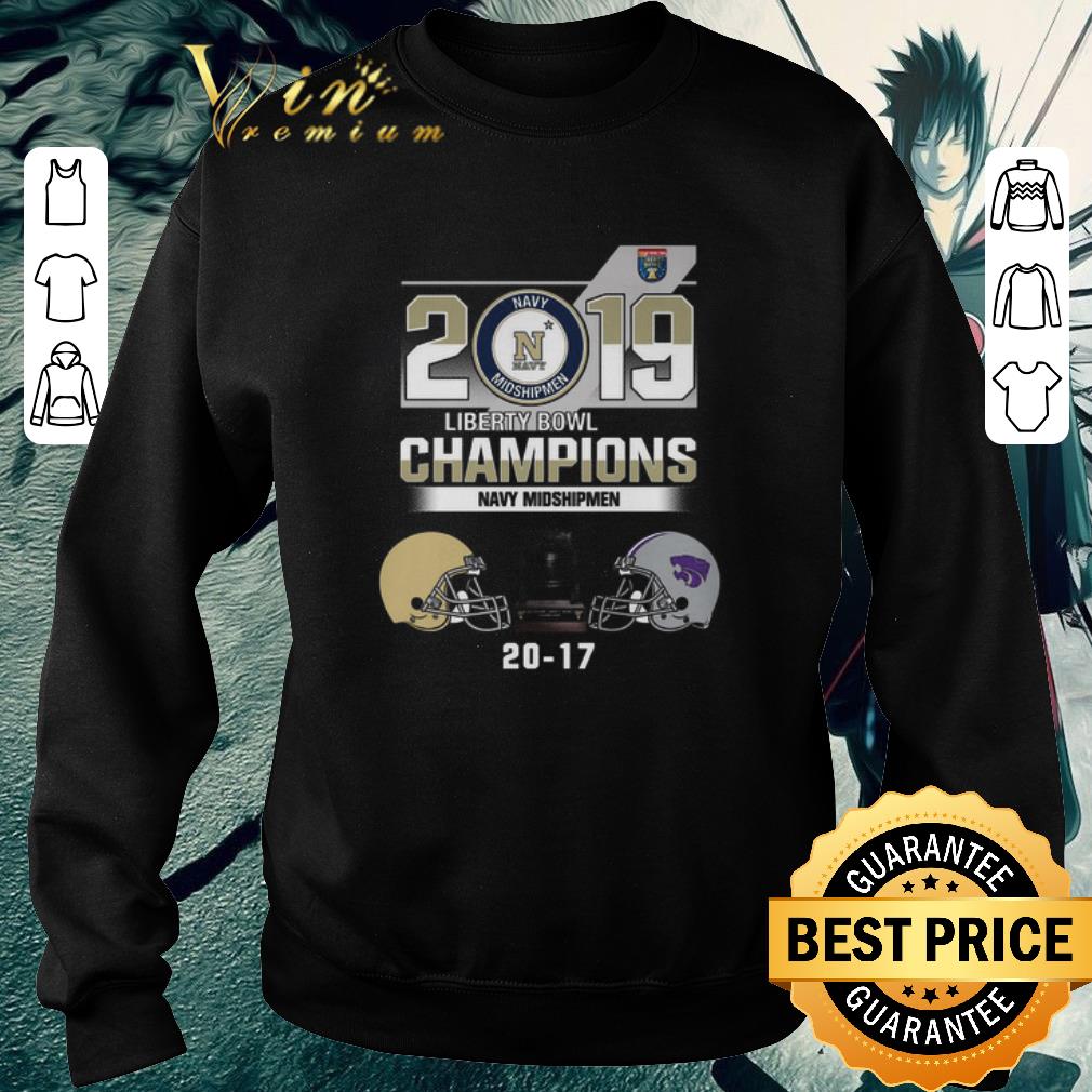 Original 2019 Liberty Bowl Champions Navy Midshipmen 20 17 Kansas State shirt
