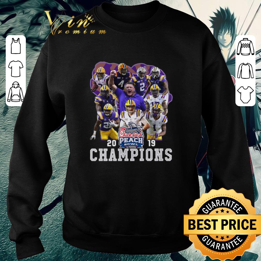 Original Chick Fil A Peach Bowl 2019 Champions players shirt 2 Original Chick Fil A Peach Bowl 2019 Champions players shirt