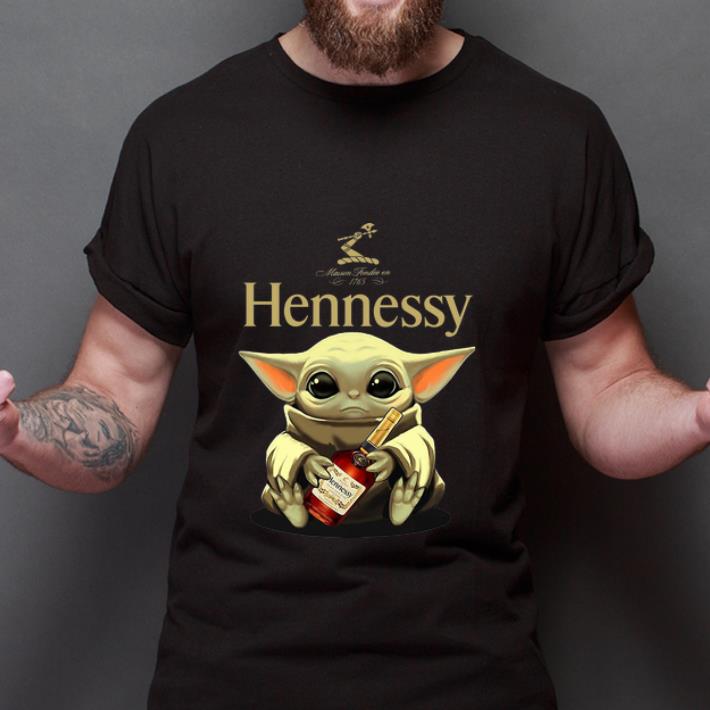 Original Star Wars Baby Yoda Hug Hennessy shirt 2 Original Star Wars Baby Yoda Hug Hennessy shirt 2