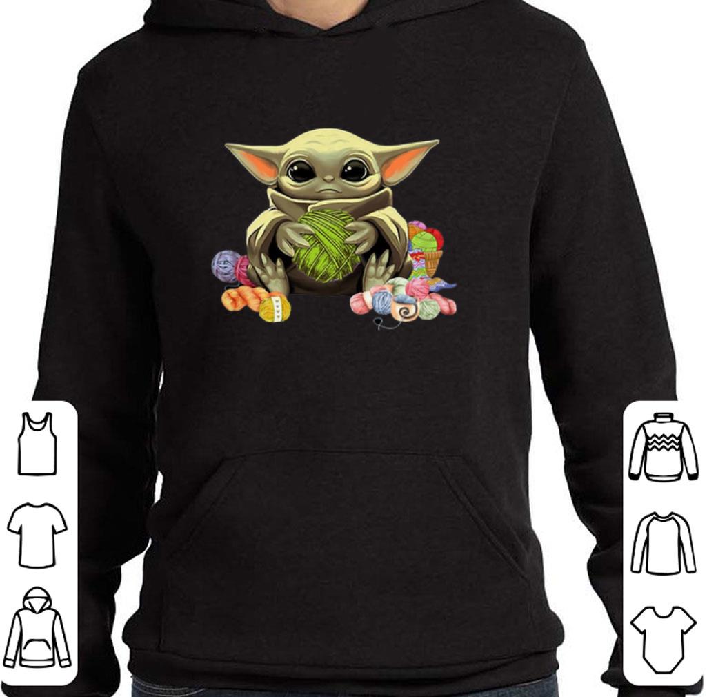 Premium Baby Yoda Knitting & Crochet quilting shirt