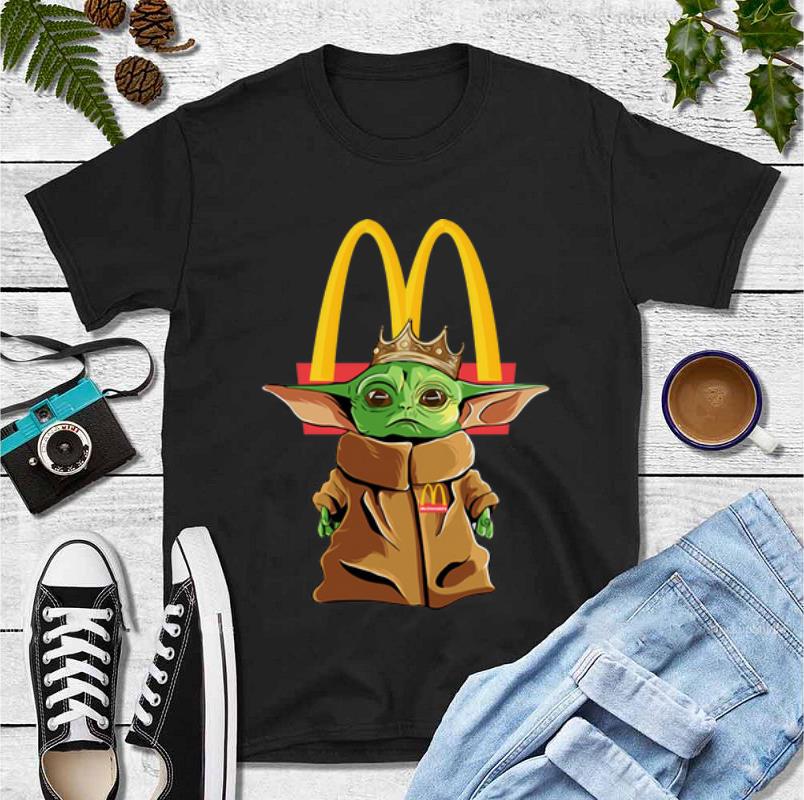 Premium Star Wars Baby Yoda King McDonald’s shirt