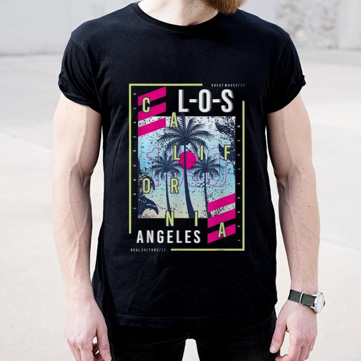 Pretty Los Angeles California Great Wave Real Culture shirt