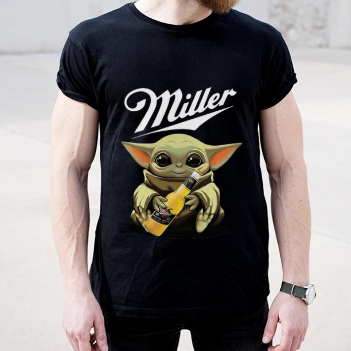 Pretty Star Wars Baby Yoda Hug Miller Genuine Draft shirt