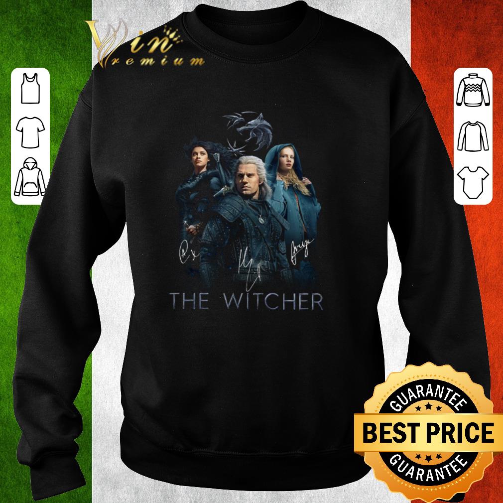 Pretty The Witcher Logo all signature autographed shirt