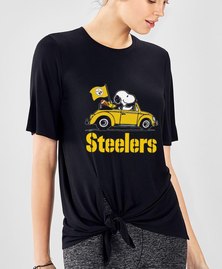 Top Snoopy Driving Volkswagen Pittsburgh Steelers shirt