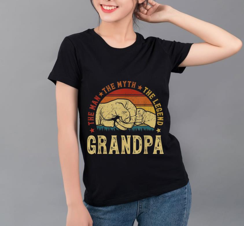 Top Vintage Grandpa The Man The Myth The Legend shirt