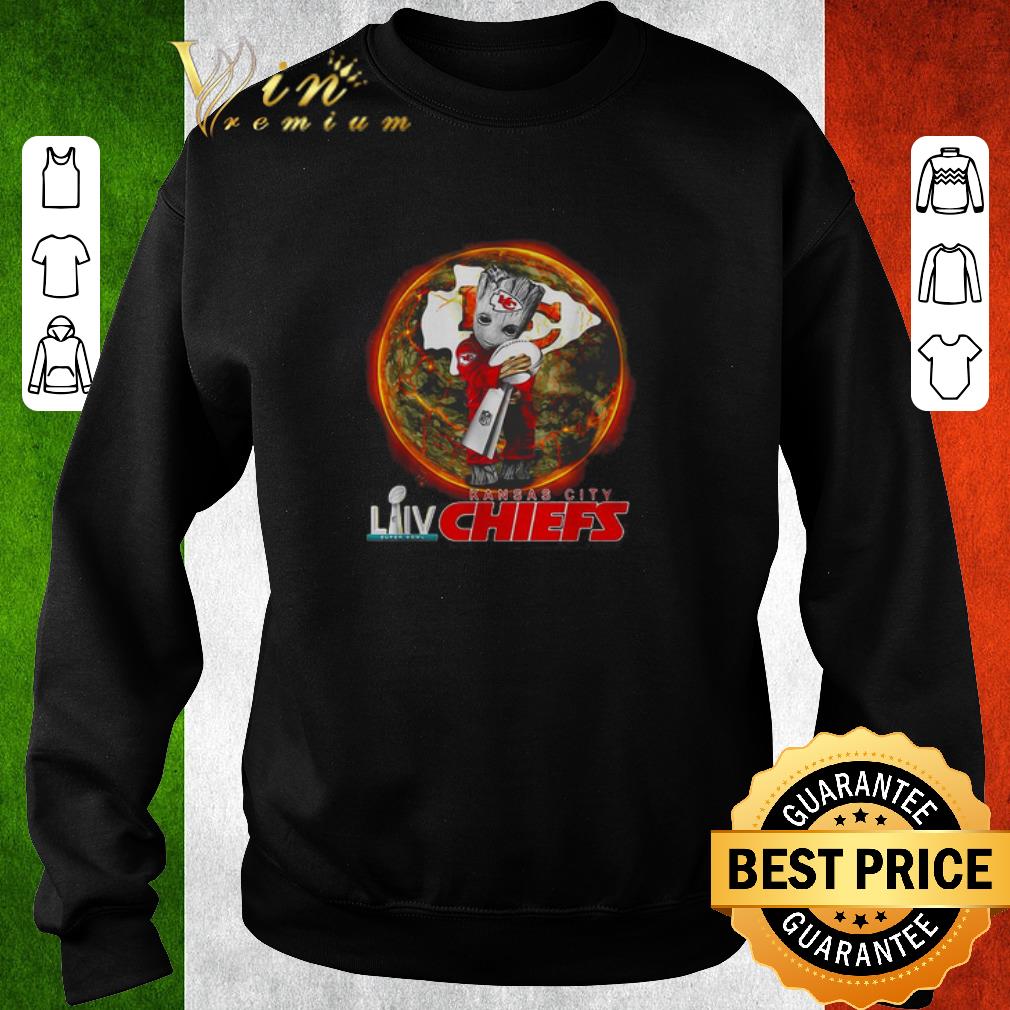 Awesome Baby Groot hug Cup NFL LIV Kansas City Chiefs Champions shirt