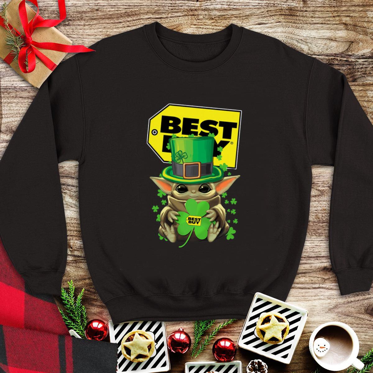 Awesome Baby Yoda Best Buy Shamrock St.Patrick’s Day shirt