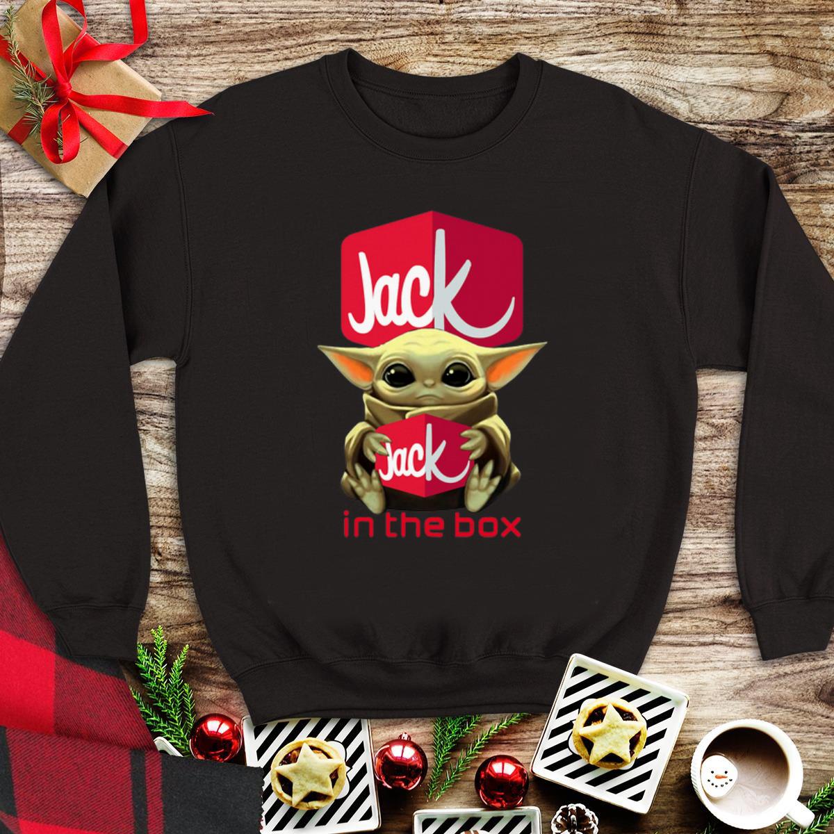 Awesome Baby Yoda Hug Jack In The Box shirt