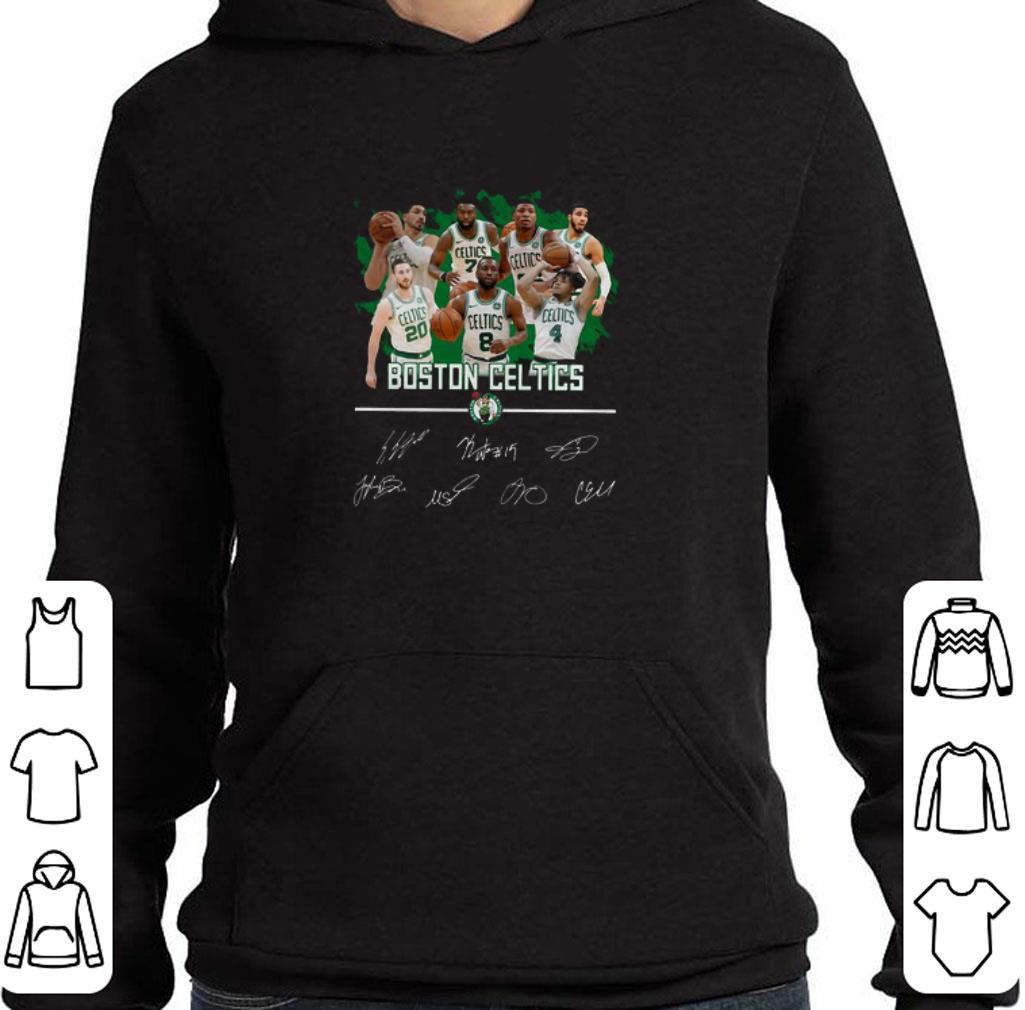 Awesome Boston Celtics players legends Signatures shirt