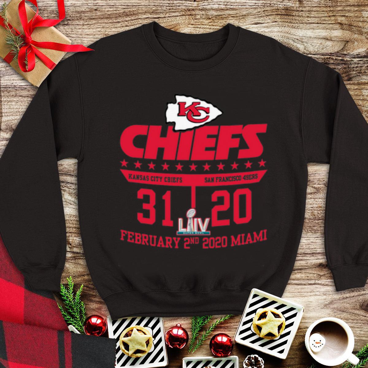 Awesome Kansas City Chiefs 31 San Francisco 49ers 20 Super Bowl shirt