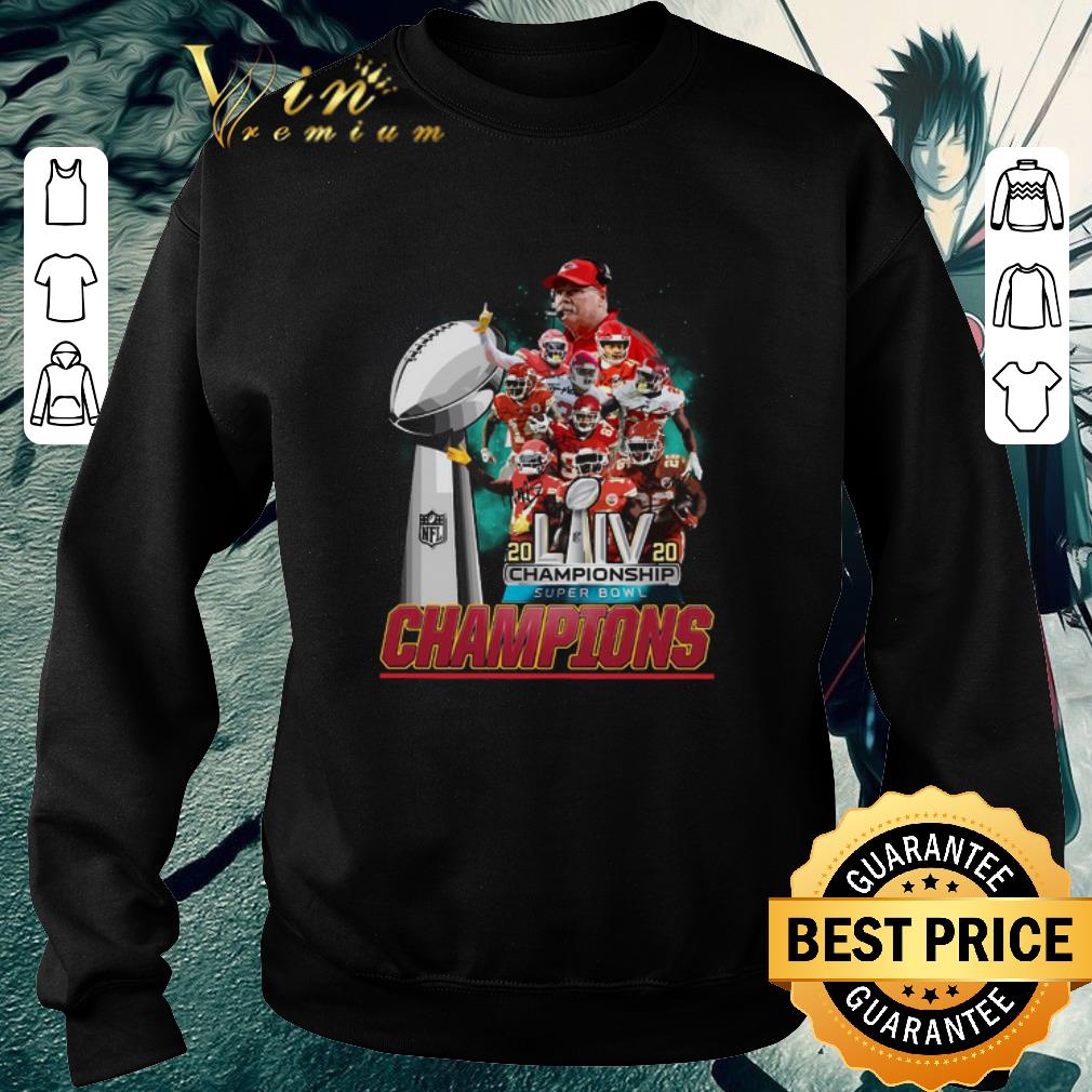 Awesome Kansas City Chiefs signature 2020 LIV Championship Super Bowl shirt