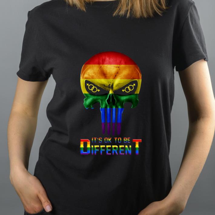 Awesome Punisher LGBT It's like to be different shirt