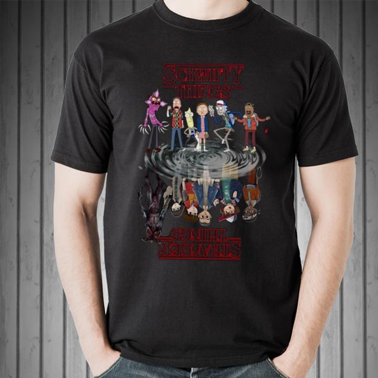 Awesome Rick And Morty reflection water mirror Stranger Things shirt 2 Awesome Rick And Morty reflection water mirror Stranger Things shirt 2