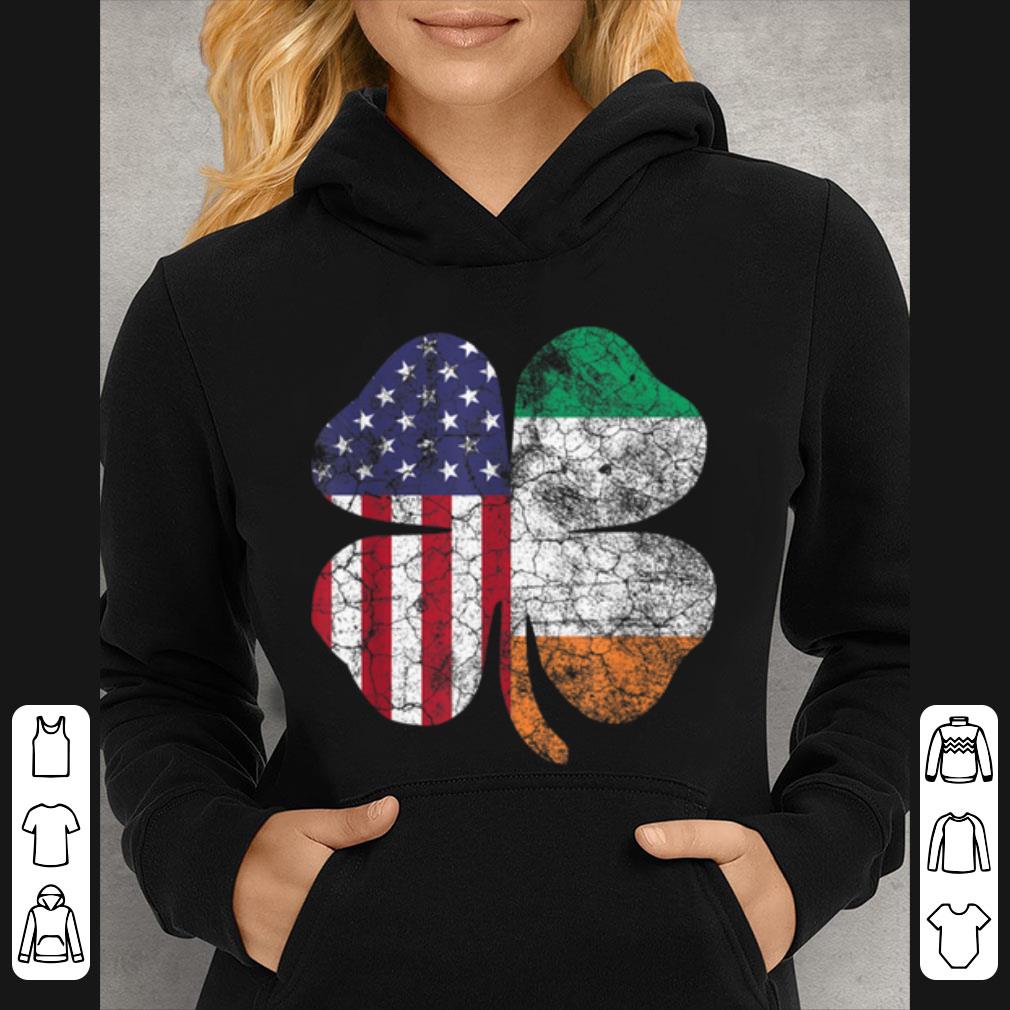 Awesome St. Patrick's Day Irish American Flag Shamrock Gift shirt