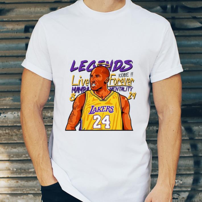 Beautiful Legend Kobe Live forever Mamba Mentality 24 shirt