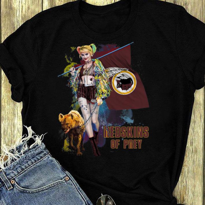 Great Harley Quinn San Washington Redskins Of Prey San Washington Redskins Flag shirt