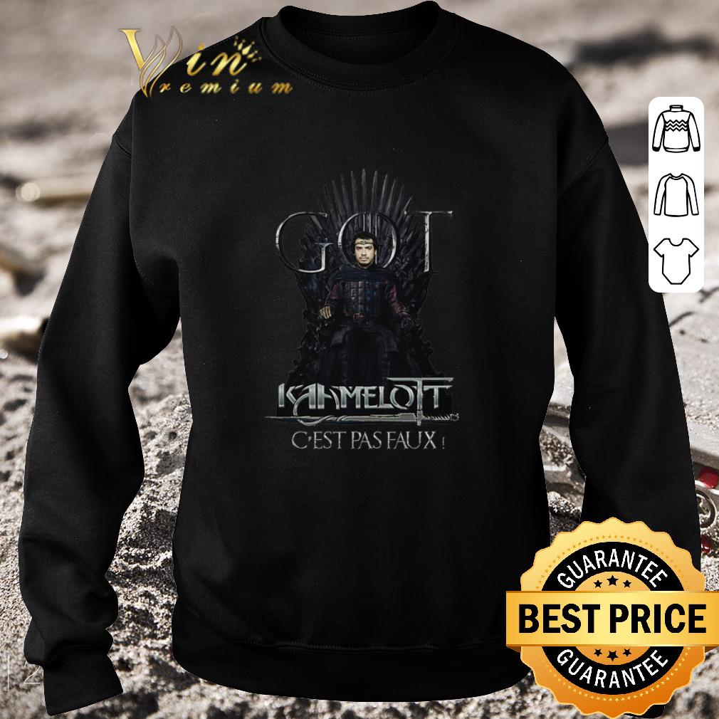 Hot Alexandre Astier GOT Kaamelott C'est Pas Faux Game Of Thrones shirt