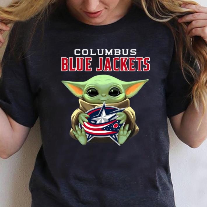 Hot Baby Yoda Hug Columbus Blue Jackets shirt 3 Hot Baby Yoda Hug Columbus Blue Jackets shirt 3