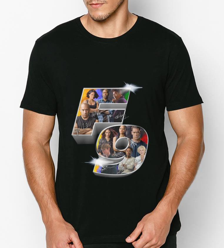 Hot Fast And Furious F9 Signatures shirt