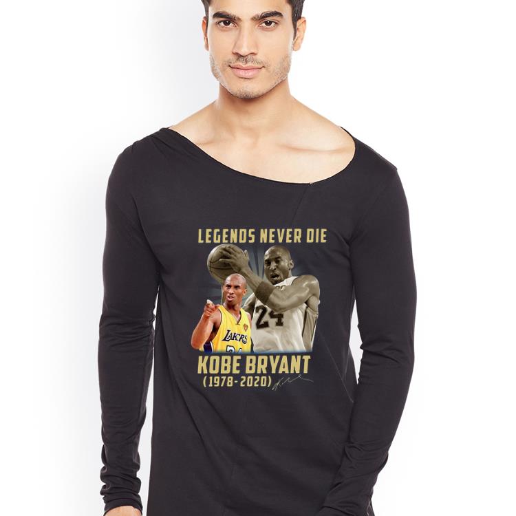 Hot Legends Never Die Kobe Bryant 1978-2020 Signatures shirt