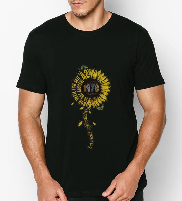 Hot Sei nicht eifersüchtig 1978 Sunflower shirt
