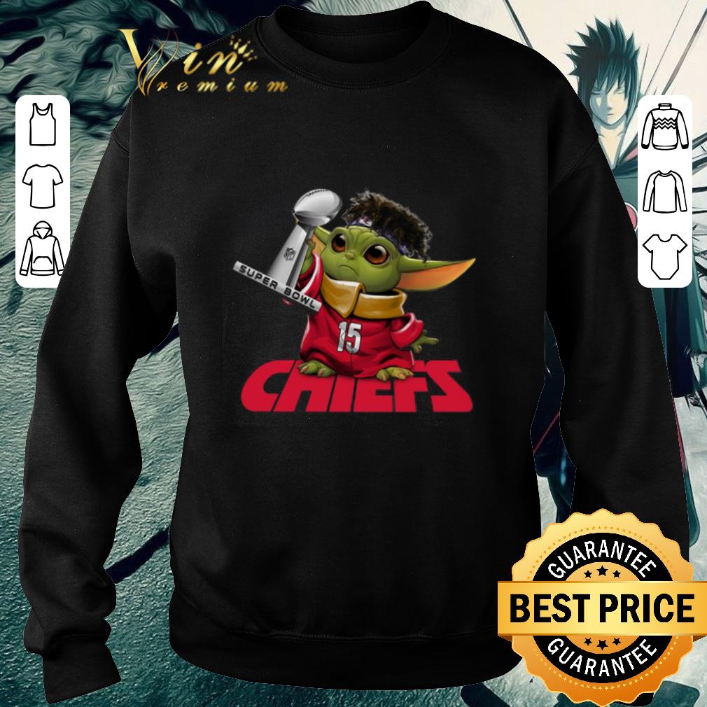 Nice Baby Yoda Mashup Patrick Mahomes Super Bowl Kansas City Chiefs shirt