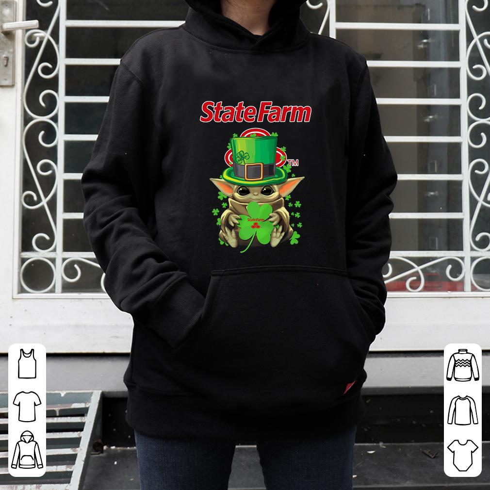 Nice Baby Yoda State Farm Shamrock St.Patrick’s Day shirt