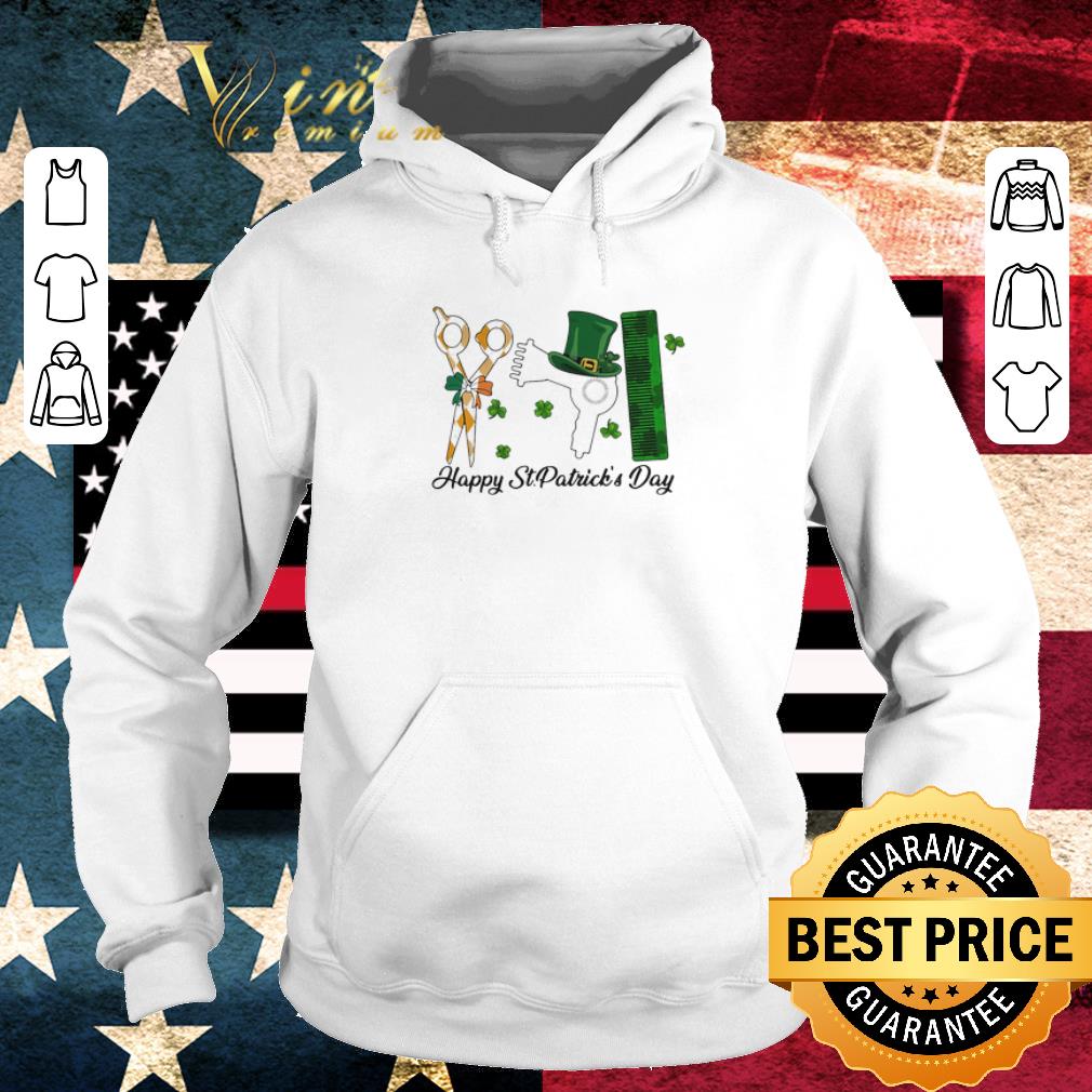 Nice Hairstylist Tool Hairdresser Barber Happy St Patrick’s Day shirt