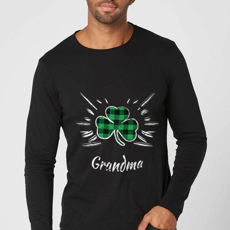 Nice St Patricks Day Grandma Shamrock Matching Pajama Irish shirt