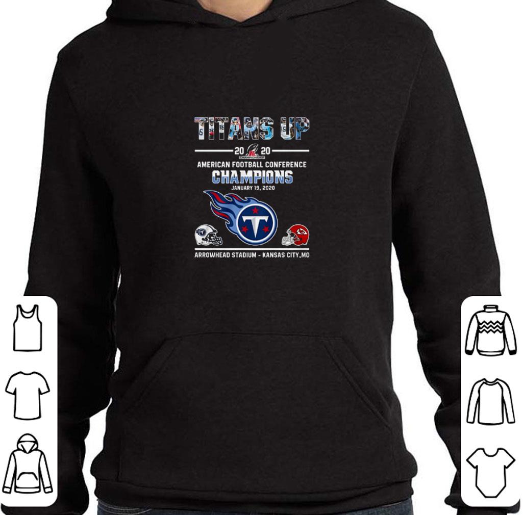 Nice Tennessee Titans vs Kansas City Chiefs American Football Conference Champions shirt