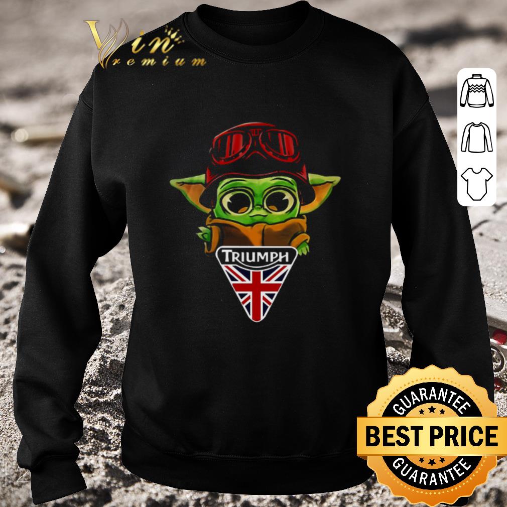 Official Baby Yoda Triumph Kingdom Logo Star Wars shirt