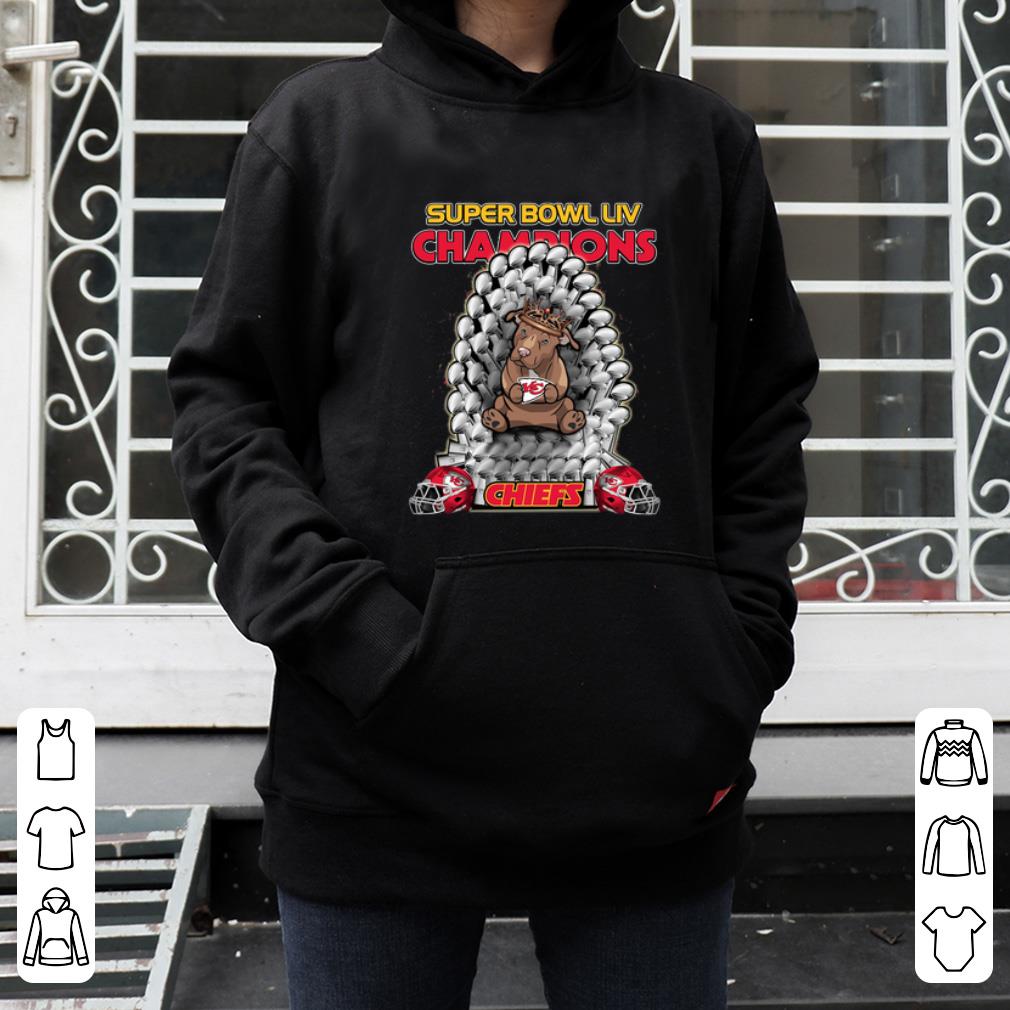 Official Pitbull Iron Throne Super Bowl LIV Champions Chiefs shirt
