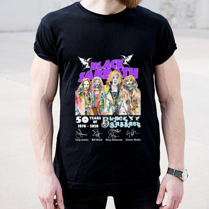 Original 50 Years Of Black Sabbath 1970-2020 Signatures shirt