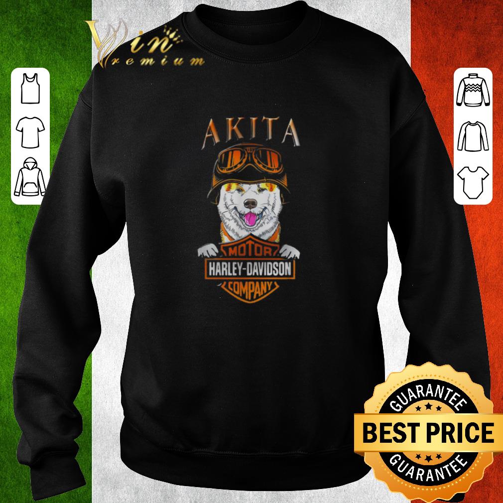 Original Akita Mashup Motor Harley Davidson Company shirt