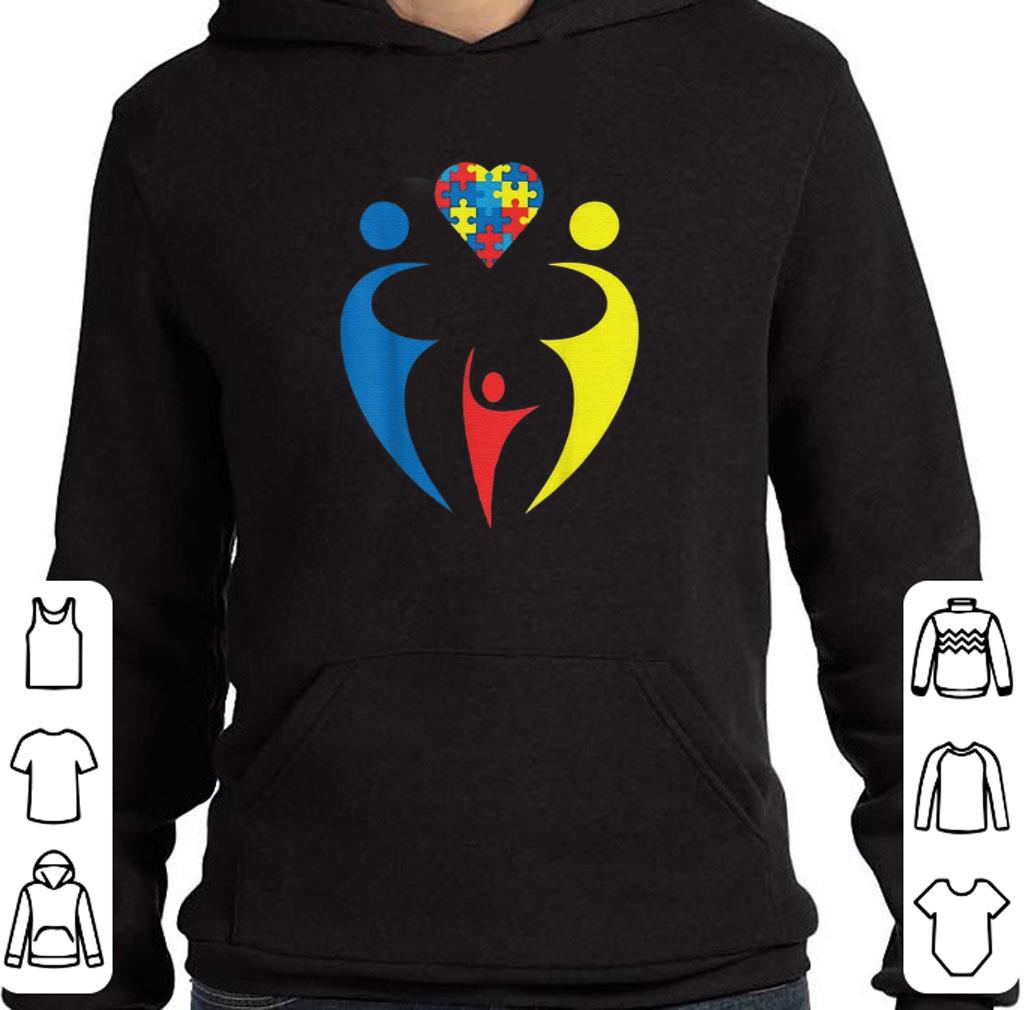 Premium Autism Awarness Family Trio Heart Puzzle shirt 6 Premium Autism Awarness Family Trio Heart Puzzle shirt