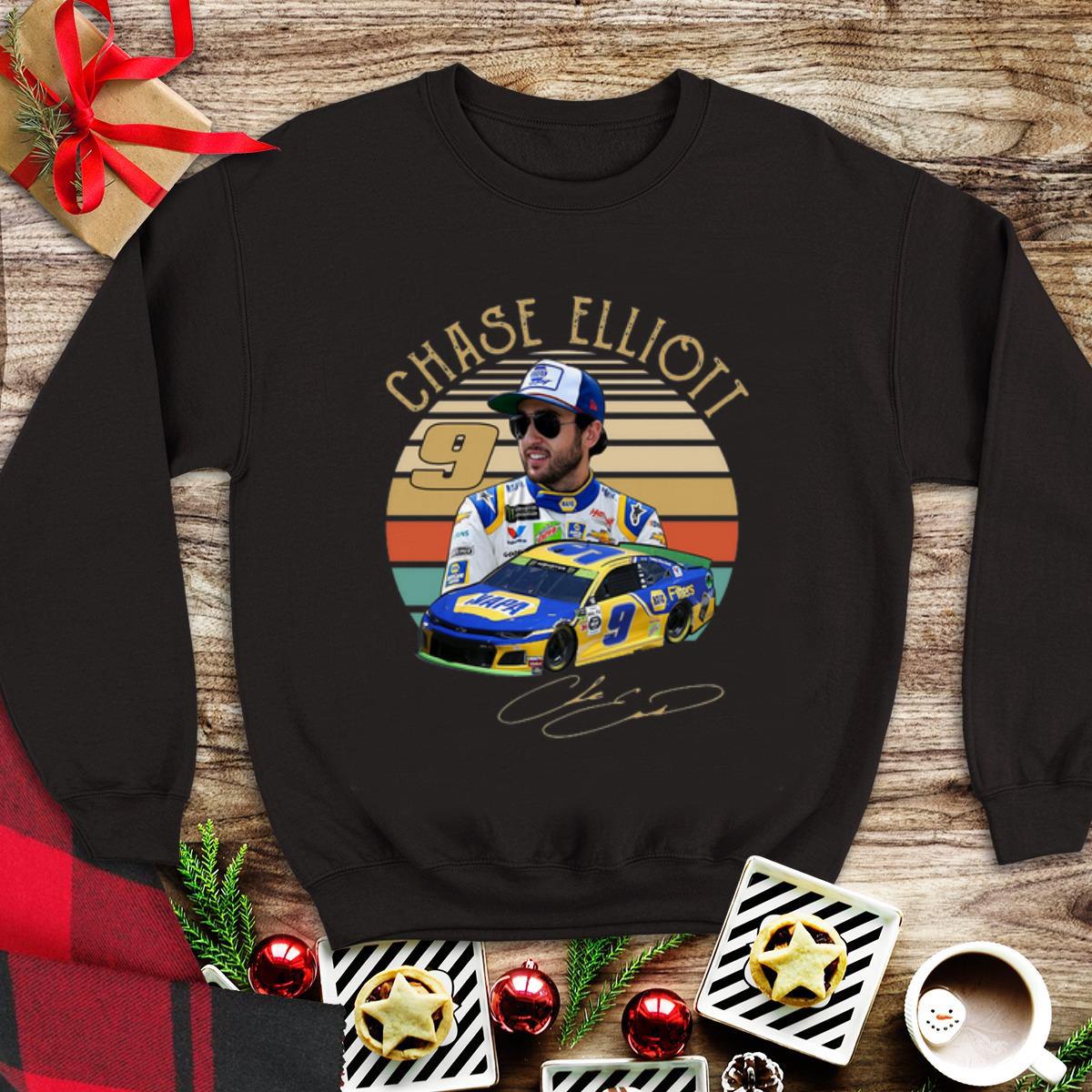 Premium Chase Elliott vintage sunset shirt