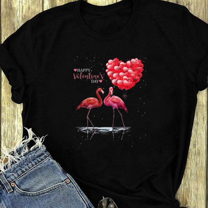 Premium Flamingos Happy Valentine’s day shirt