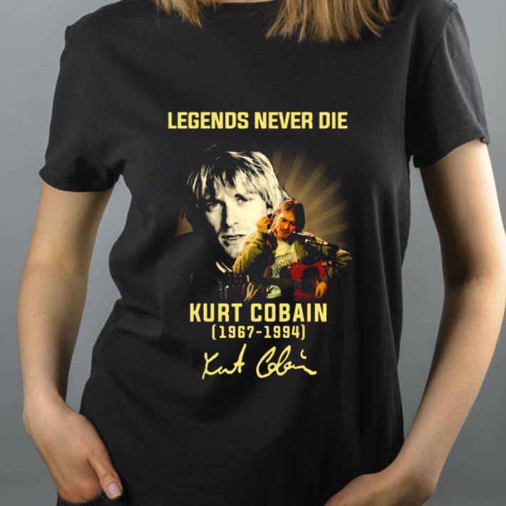Premium Legends Never Die Kurt Cobain 1967-1994 signature shirt