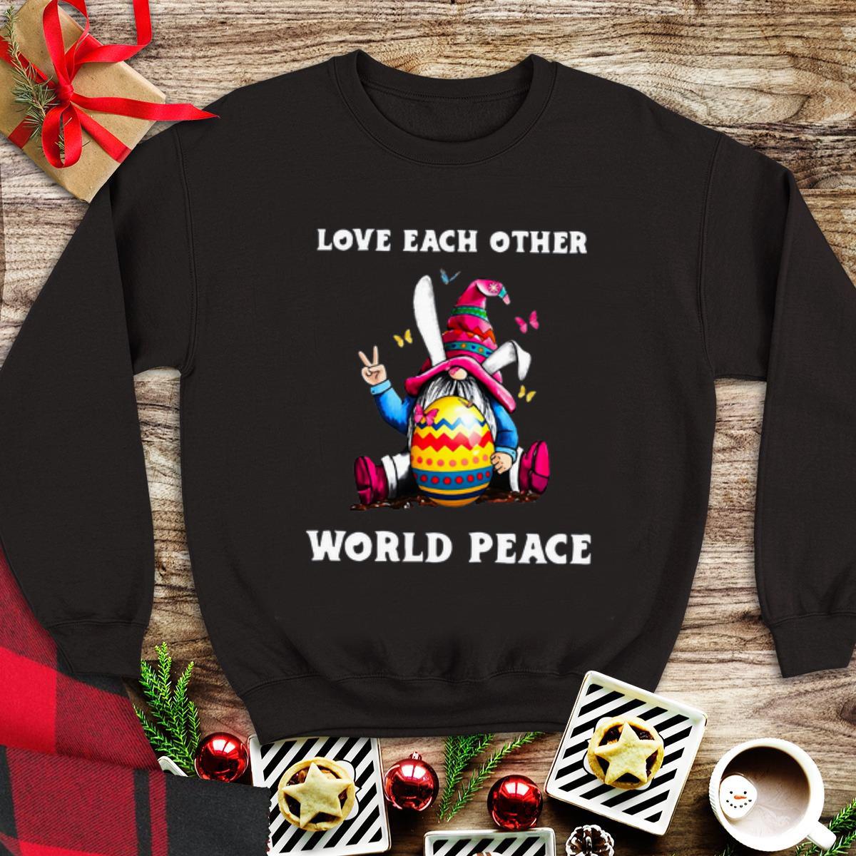 Premium Love Each Other World Peace shirt
