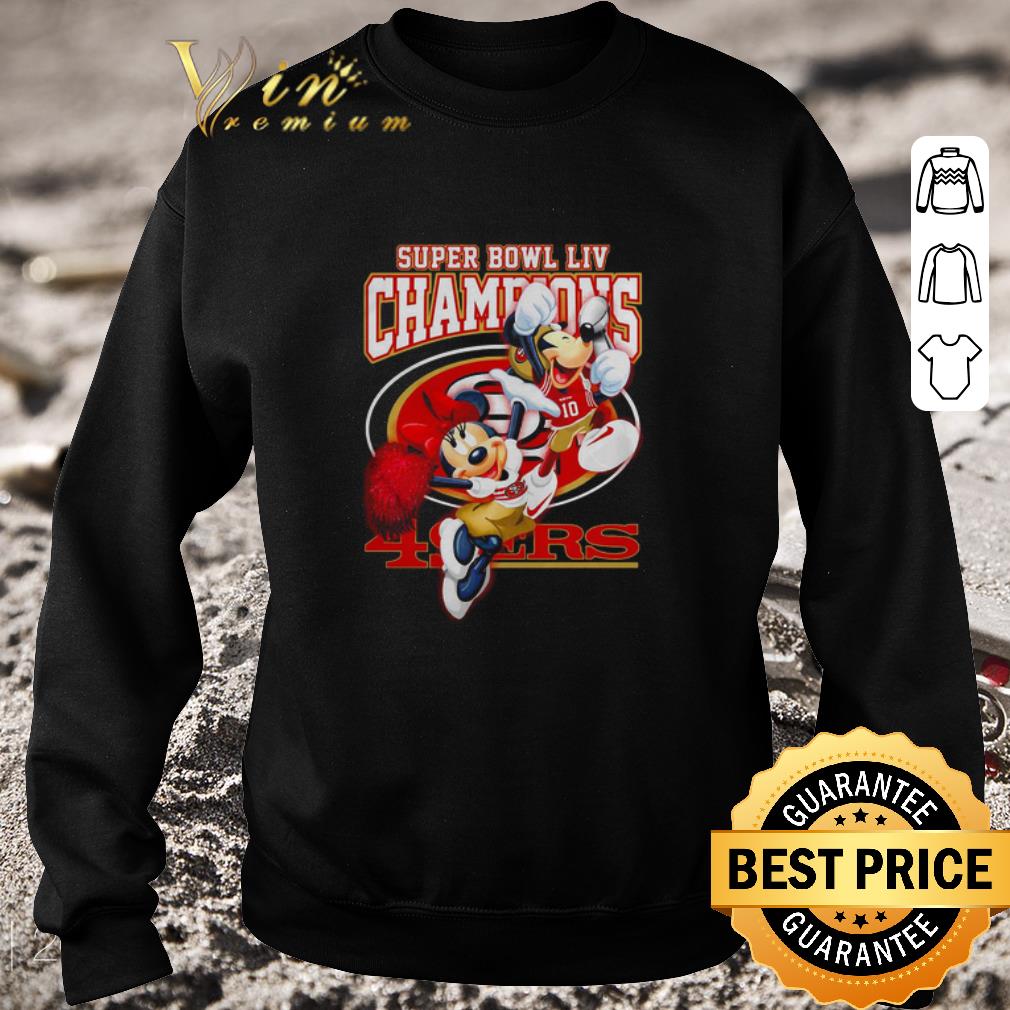 Premium Mickey Minnie Mouse Super Bowl LIV Champions San Francisco 49ers shirt 6 Premium Mickey Minnie Mouse Super Bowl LIV Champions San Francisco 49ers shirt
