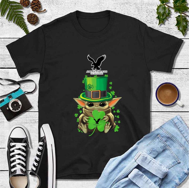 Premium Star Wars Baby Yoda American Eagle Outfitters Shamrock St.Patrick’s Day shirt